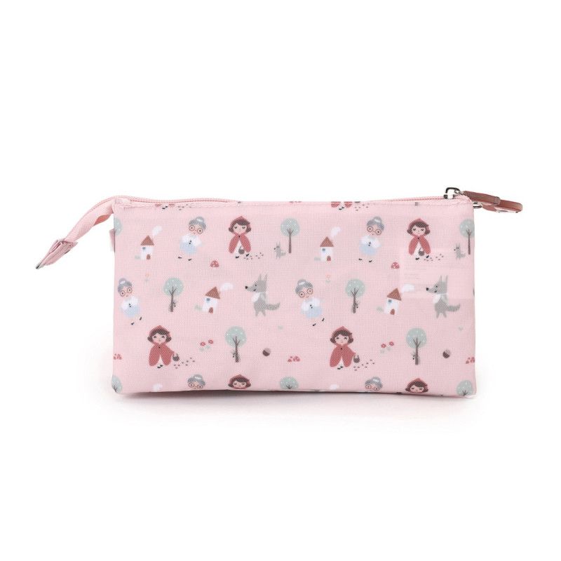 MONNEKA ESTUCHE 3 COMPARTIMENTOS LITTLE RED PERSONALIZABLE