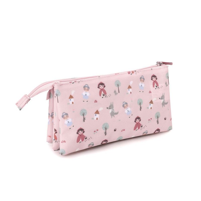 MONNEKA ESTUCHE 3 COMPARTIMENTOS LITTLE RED PERSONALIZABLE - Imagen 3