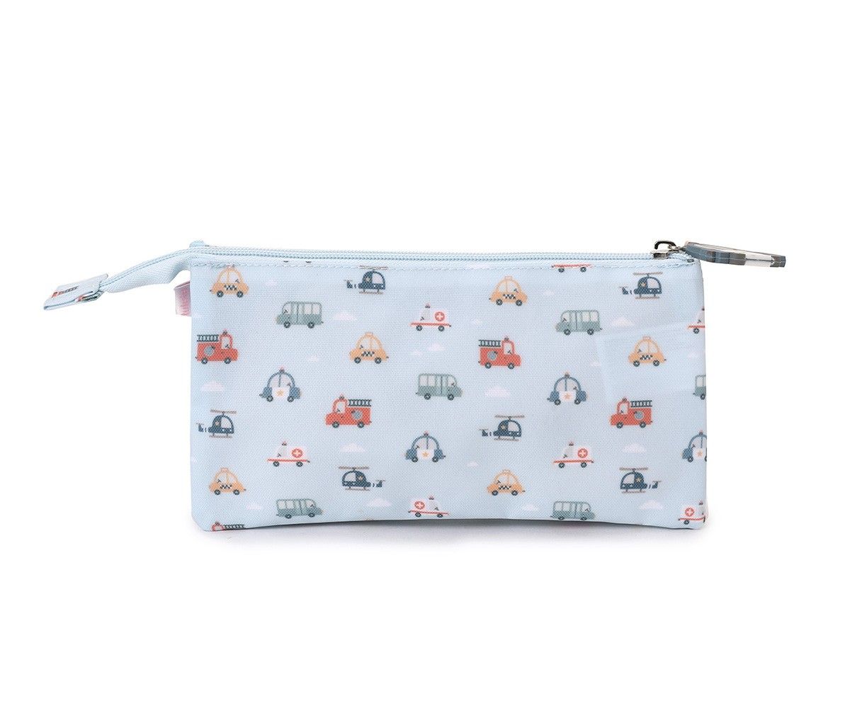 MONNEKA ESTUCHE 3 COMPARTIMENTOS CITY CARS PERSONALIZABLE - Imagen 3