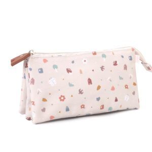 MONNEKA ESTUCHE 3 COMPARTIMENTOS GEOMETRIC NATURE PERSONALIZABLE
