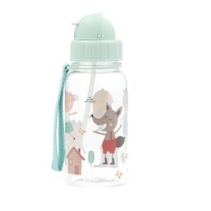 MONNEKA BOTELLA PLÁSTICO THE THREE LITTLE PIGS PERSONALIZABLE