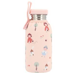 MONNEKA BOTELLA ACERO CON FUNDA LITTLE RED PERSONALIZABLE 500ML