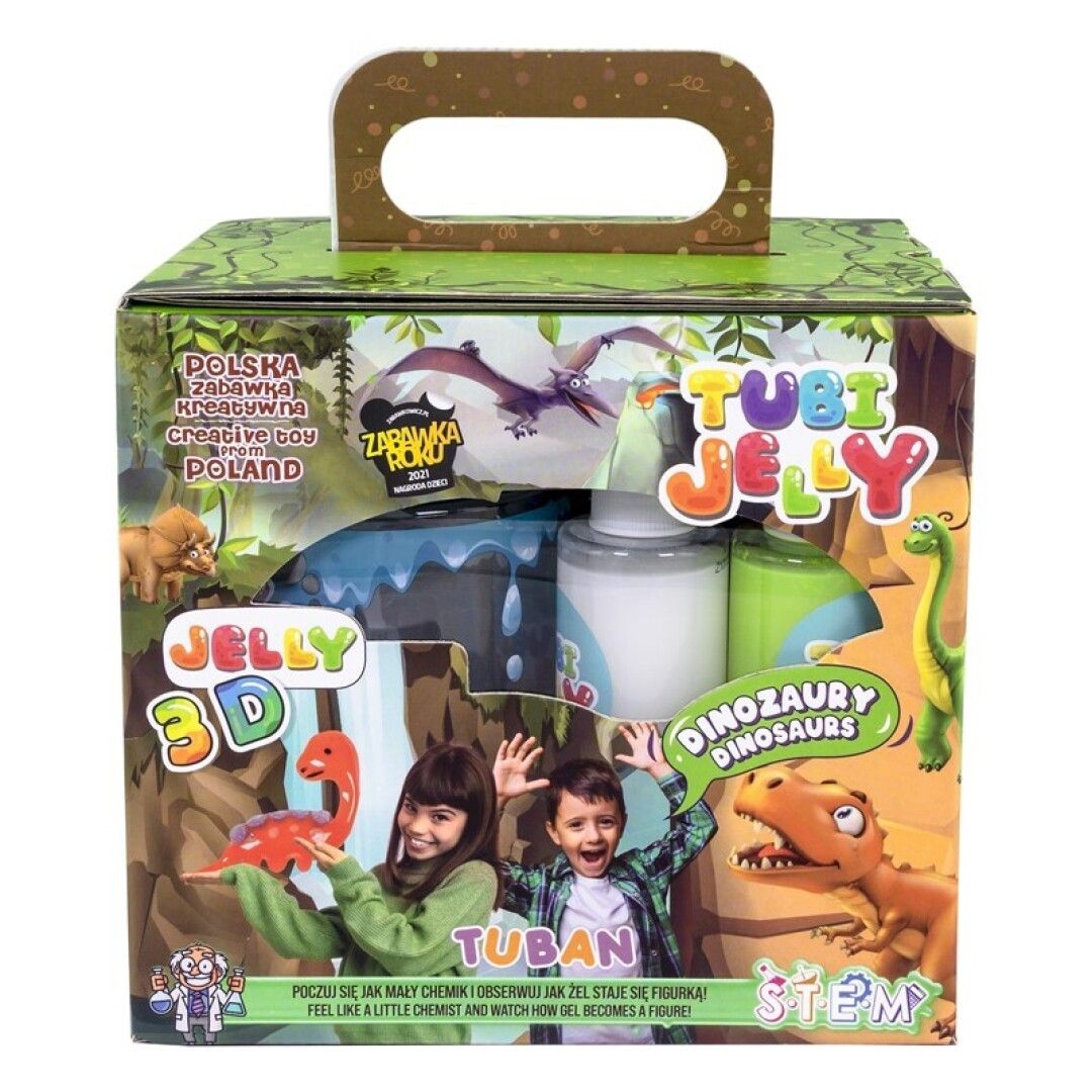 TUBAN CONJUNTO JELLY 6 COLORES AQUARIO PEQUEÑO DINOS