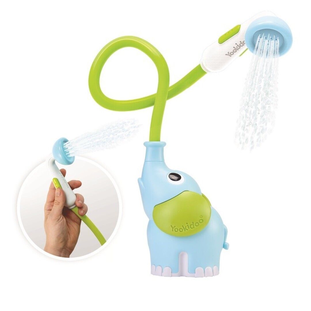 YOOKIDOO DUCHA BAÑERA ELEFANTE AZUL - Imagen 2