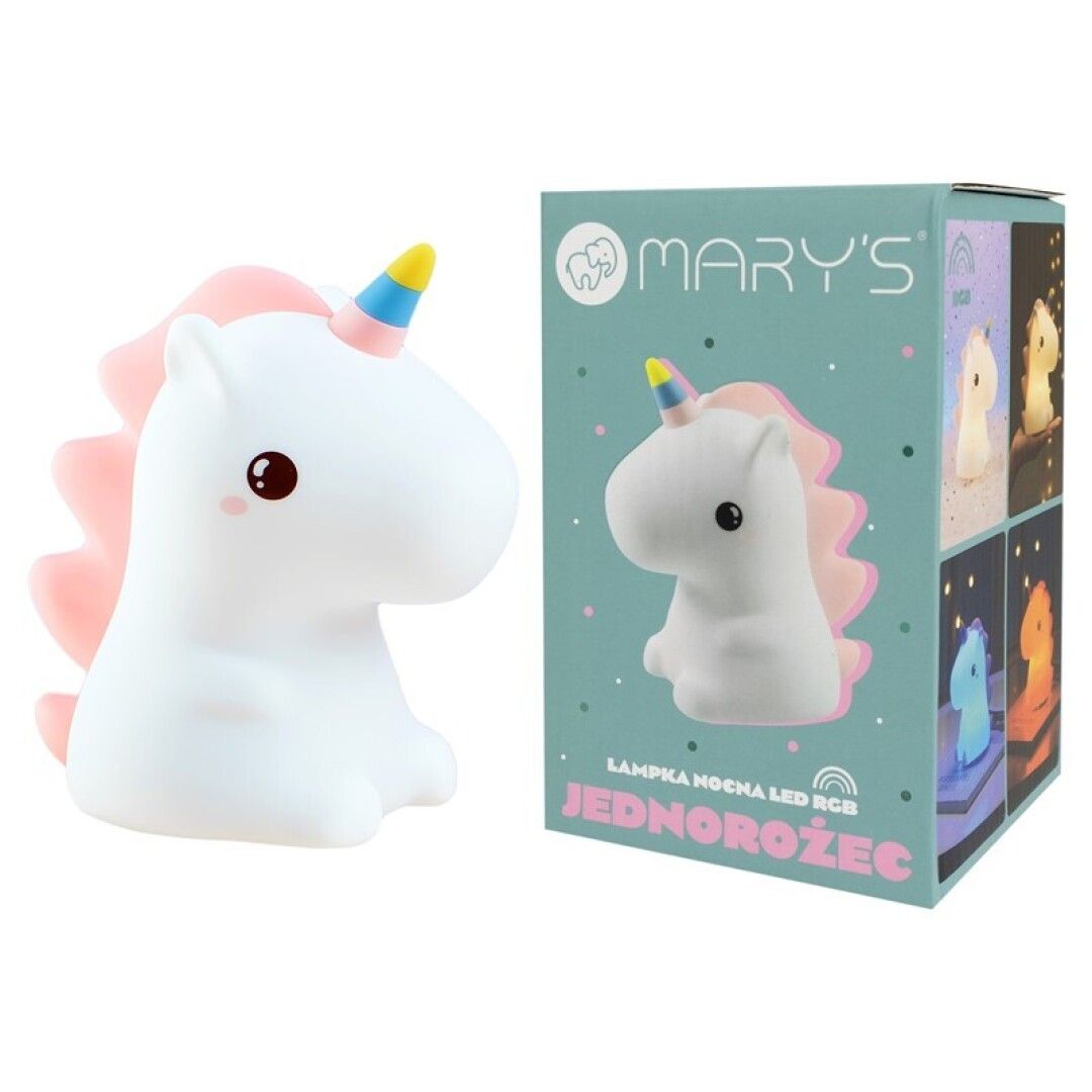 MARY'S LÁMPARA DE NOCHE LED UNICORNIO RGB