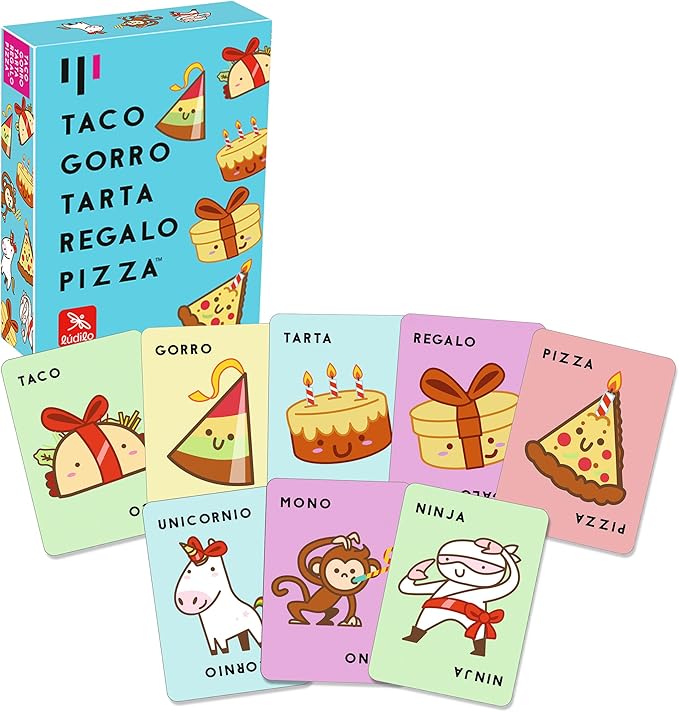 LUDILO TACO, GORRO, TARTA, REGALO, PIZZA