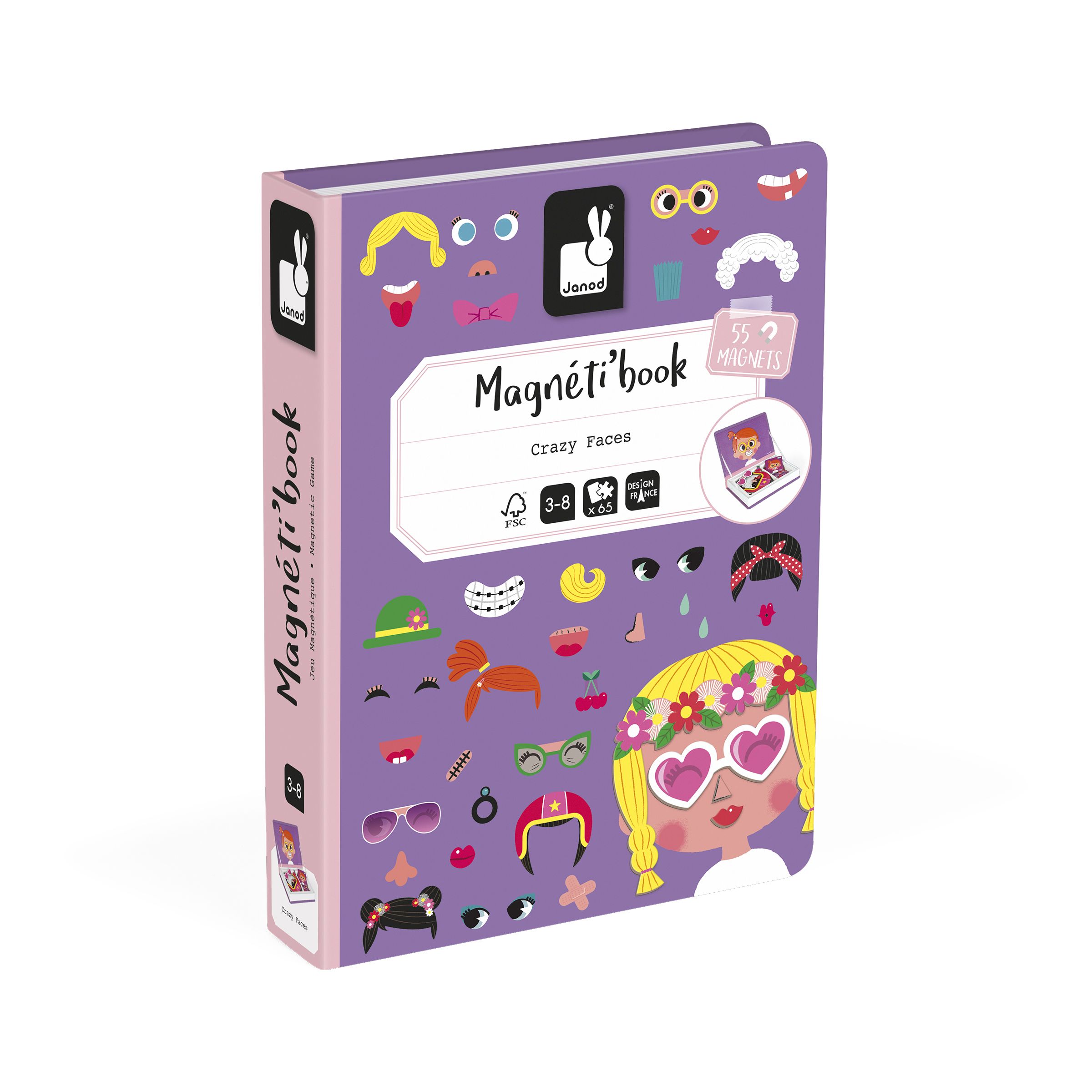 JANOD MAGNETI'BOOK CRAZY FACES CHICAS