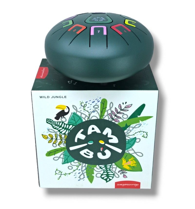 TAMBÚ 8" 11 NOTAS VERDE JUNGLA MATE - Imagen 2