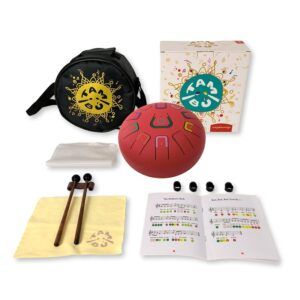 TAMBÚ 8" 11 NOTAS ROJO MATE SCARLET SUNSET