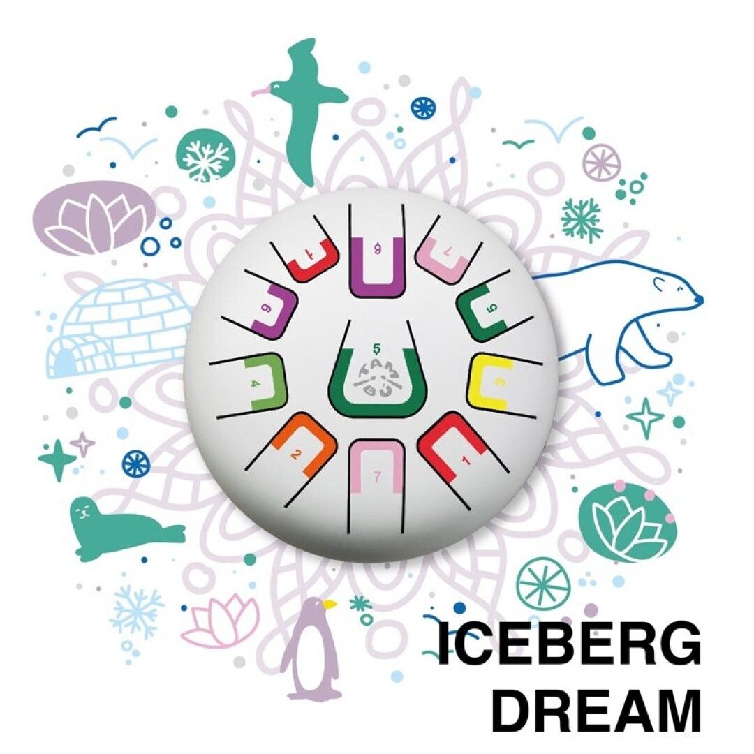 TAMBÚ 8" 11 NOTAS BLANCO MATE ICEBERG DREAM - Imagen 3