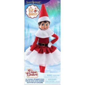 CEFA THE ELF ON THE SHELF VESTUARIO CLAUS COUTURE VESTIDO SANTA CLAUS