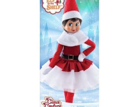 CEFA THE ELF ON THE SHELF VESTUARIO CLAUS COUTURE VESTIDO SANTA CLAUS