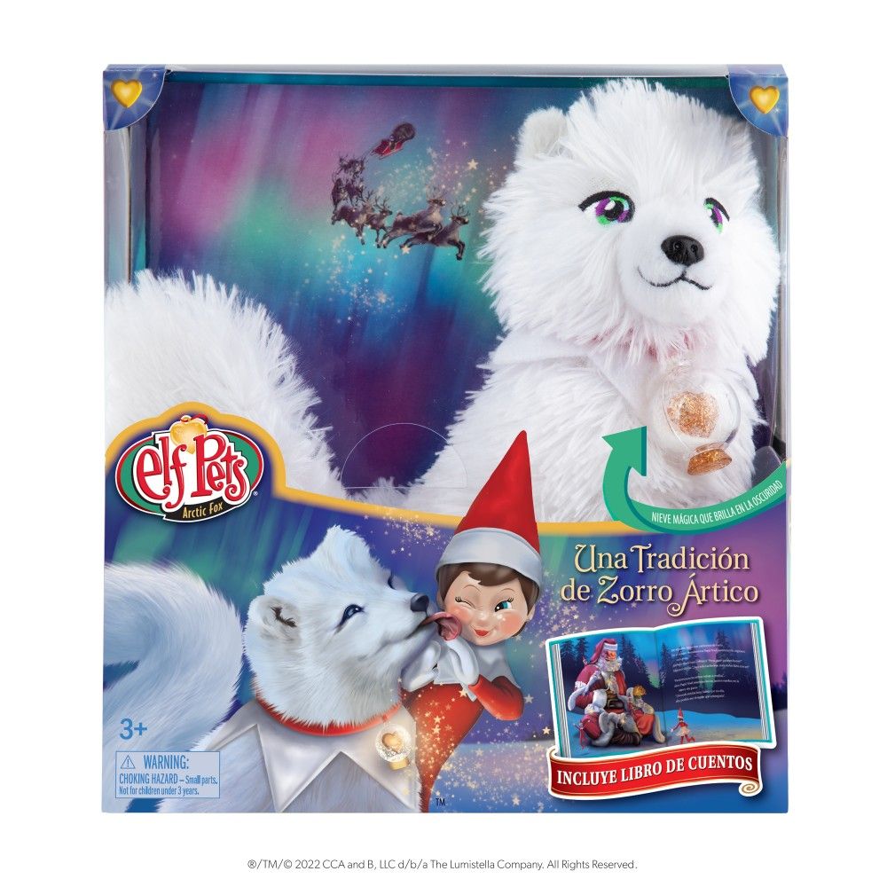 CEFA THE ELF ON THE SHELF:ELF PETS, CUENTO Y PELUCHE ZORRO ÁRTICO - Imagen 2