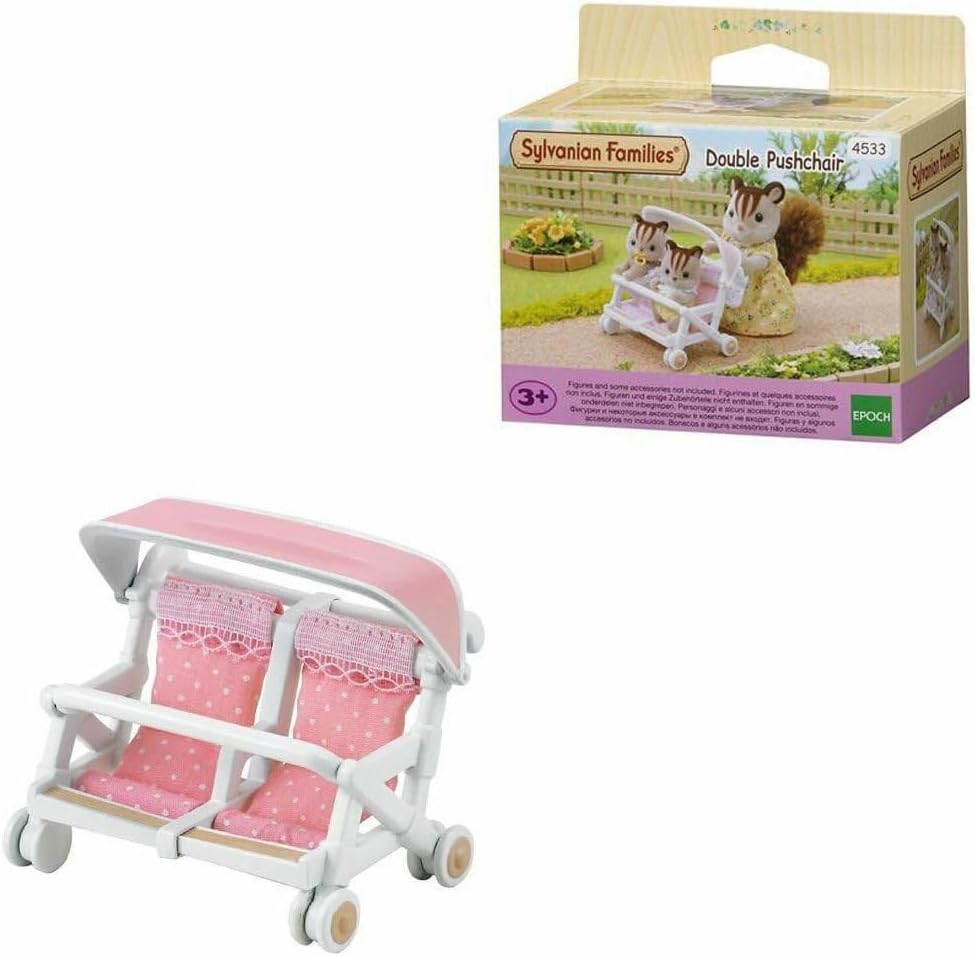 EPOCH SYLVANIAN FAMILIES CARRITO DOBLE DE BEBÉS