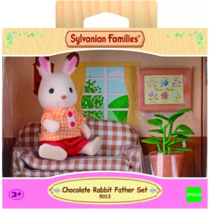 EPOCH SYLVANIAN FAMILIES SET DE SOFÁ FRASIER CONEJO CHOCOLATE