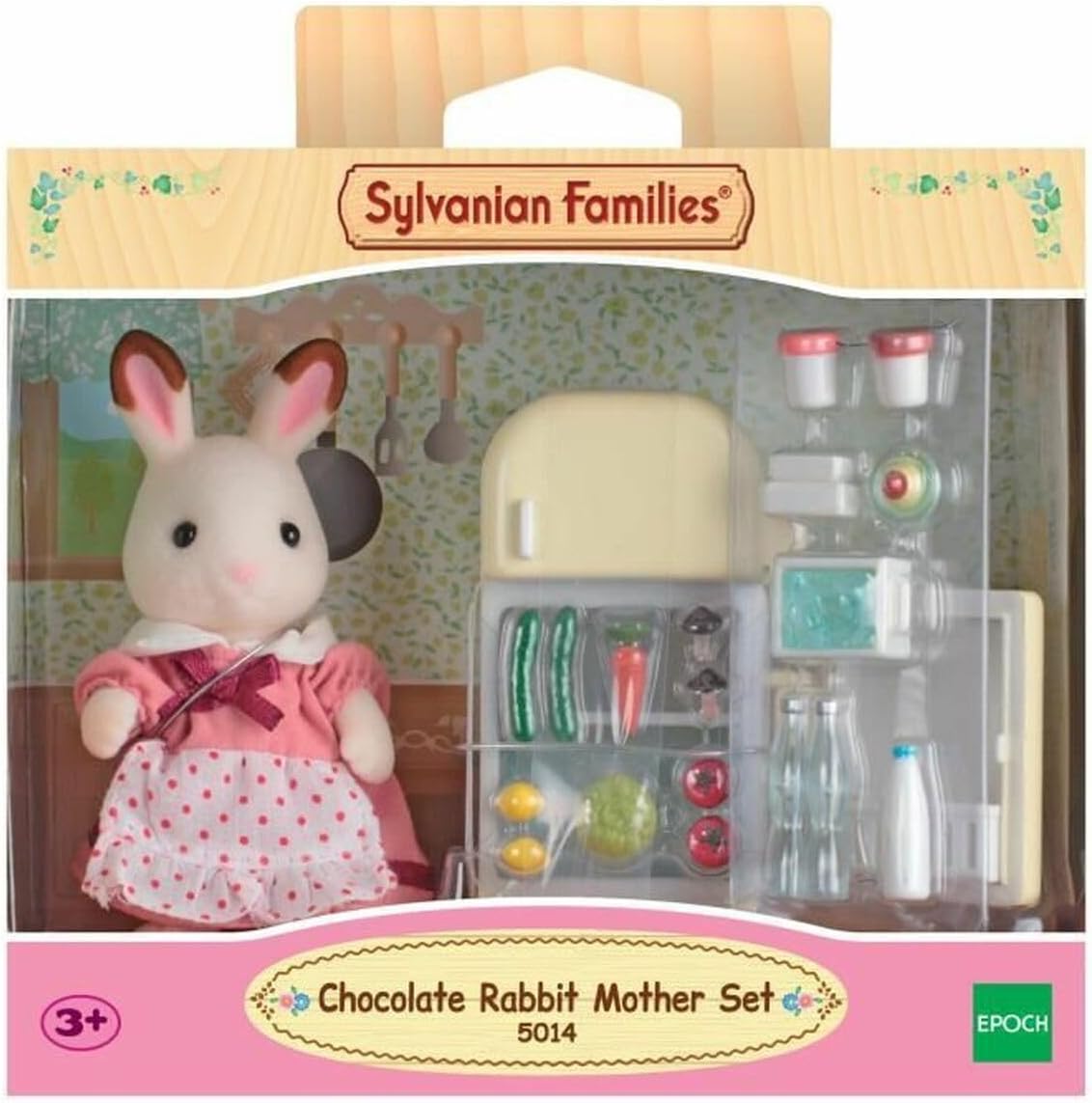 EPOCH SYLVANIAN FAMILIES SET DE NEVERA TERI CONEJO CHOCOLATE