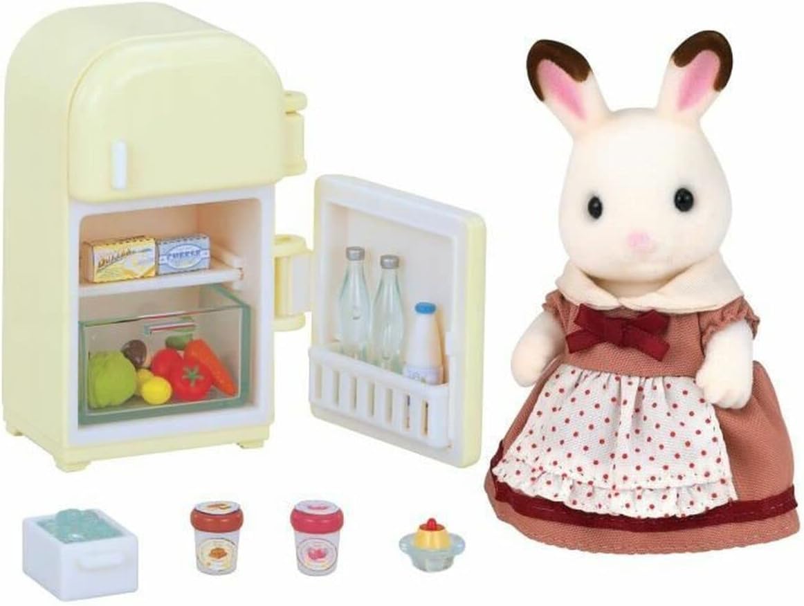 EPOCH SYLVANIAN FAMILIES SET DE NEVERA TERI CONEJO CHOCOLATE - Imagen 2