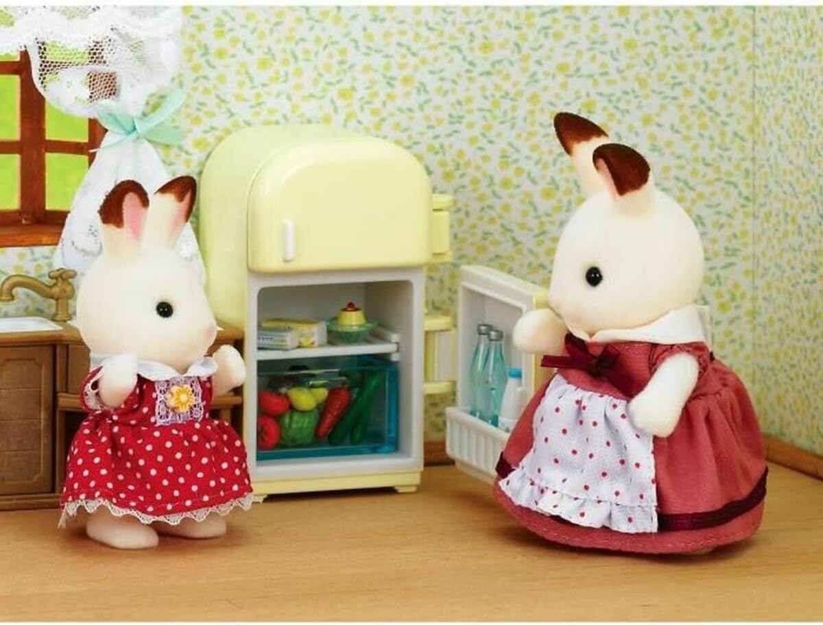 EPOCH SYLVANIAN FAMILIES SET DE NEVERA TERI CONEJO CHOCOLATE - Imagen 3
