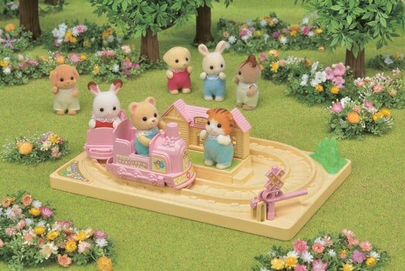 EPOCH SYLVANIAN FAMILIES TREN CHOO-CHOO BEBÉS - Imagen 3
