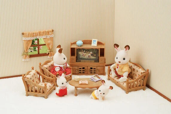 EPOCH SYLVANIAN FAMILIES SET DE SALÓN DE HOGAR - Imagen 3