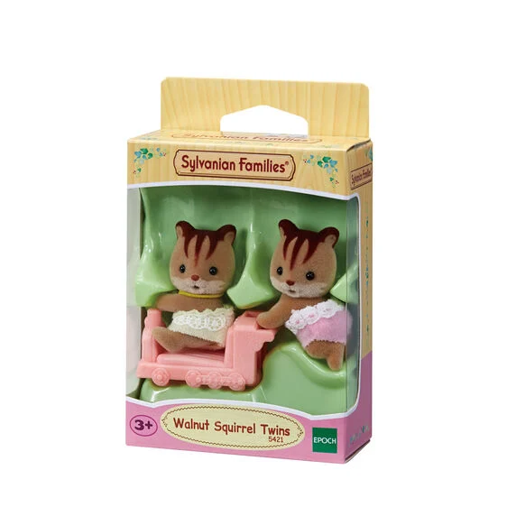 EPOCH SYLVANIAN FAMILIES GEMELOS ARDILLA DE LA NUEZ