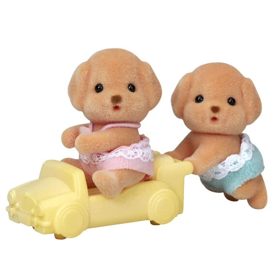 EPOCH SYLVANIAN FAMILIES GEMELOS PERRO CANICHE - Imagen 2
