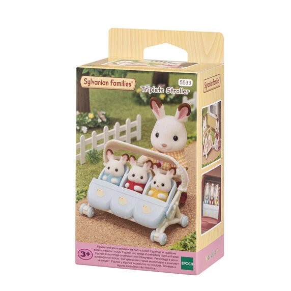 EPOCH SYLVANIAN FAMILIES CARRITO DE TRILLIZOS