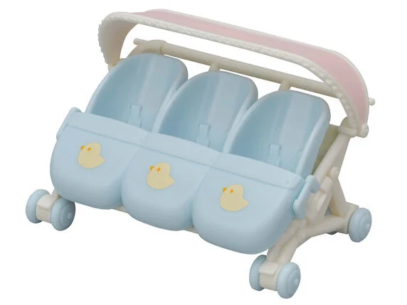 EPOCH SYLVANIAN FAMILIES CARRITO DE TRILLIZOS - Imagen 2