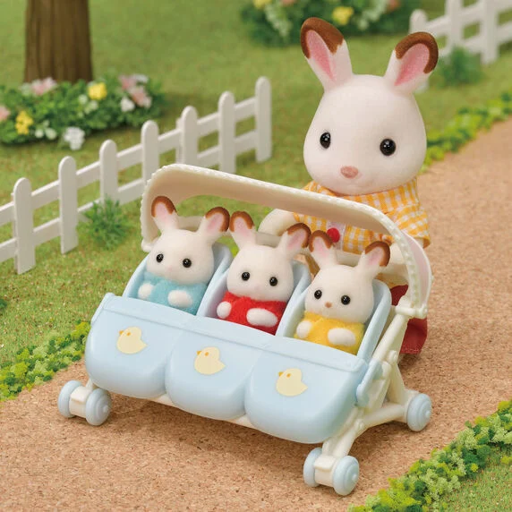 EPOCH SYLVANIAN FAMILIES CARRITO DE TRILLIZOS - Imagen 3