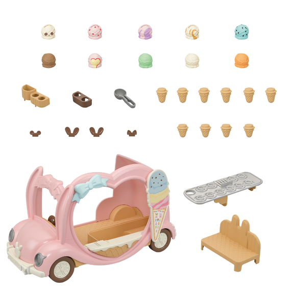 EPOCH SYLVANIAN FAMILIES FURGONETA DE HELADOS - Imagen 3