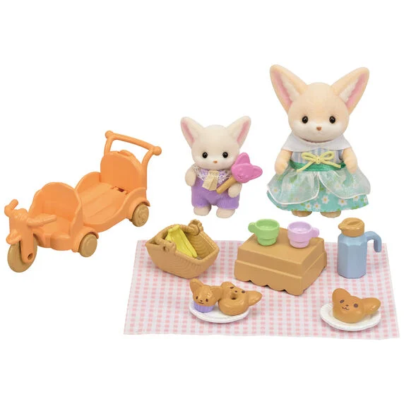 EPOCH SYLVANIAN FAMILIES SET DE PICNIC HERMANOS ZORRO DEL DESIERTO - Imagen 2