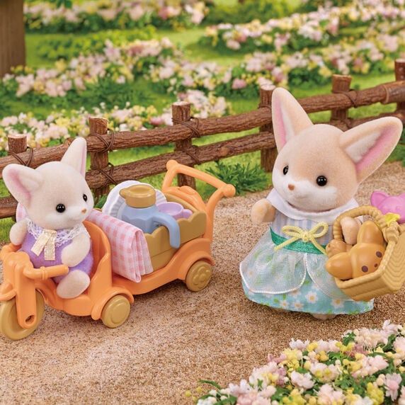 EPOCH SYLVANIAN FAMILIES SET DE PICNIC HERMANOS ZORRO DEL DESIERTO - Imagen 3