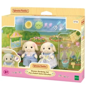EPOCH SYLVANIAN FAMILIES SET HERMANOS CONEJO FLOR