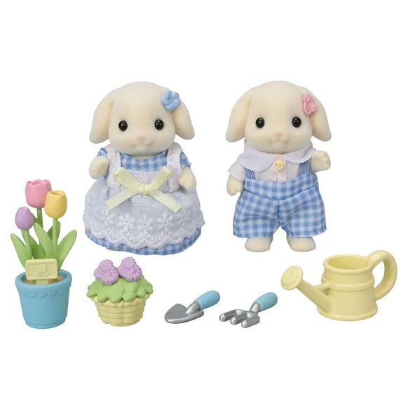 EPOCH SYLVANIAN FAMILIES SET HERMANOS CONEJO FLOR - Imagen 2