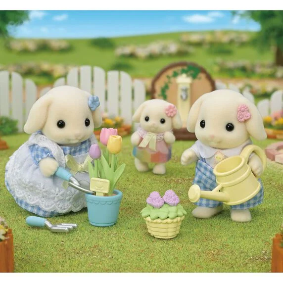 EPOCH SYLVANIAN FAMILIES SET HERMANOS CONEJO FLOR - Imagen 3