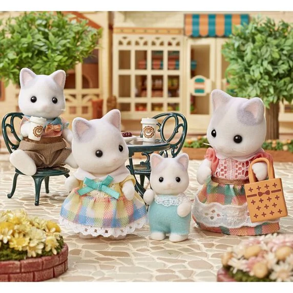 EPOCH SYLVANIAN FAMILIES FAMILIA GATO LATTE - Imagen 3