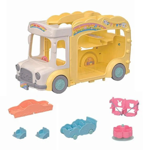 EPOCH SYLVANIAN FAMILIES AUTOBÚS ARCOÍRIS DE LA GUARDERÍA - Imagen 3