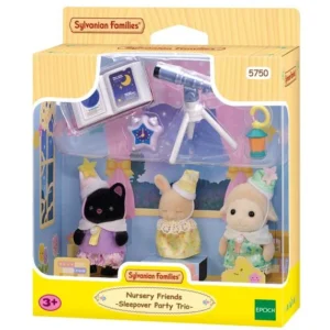EPOCH SYLVANIAN FAMILIES AMIGOS DE LA GUARDERÍA FIESTA DE PIJAMAS