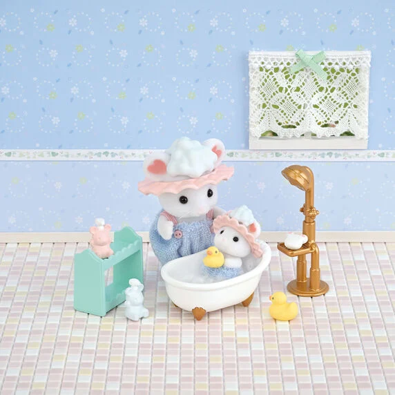 EPOCH SYLVANIAN FAMILIES SET BAÑO DE BURBUJAS - Imagen 2