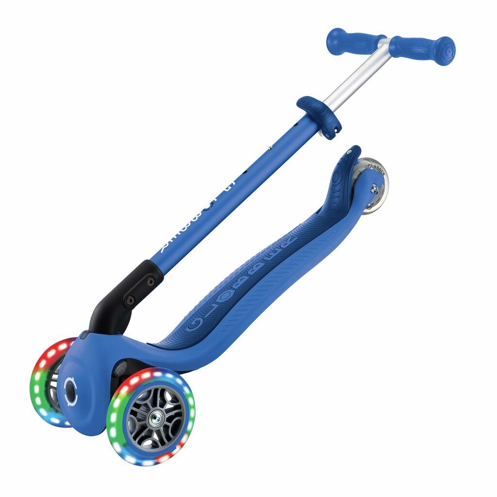 GLOBBER PATINETE PRIMO FOLDABLE DE LUCES AZUL - Imagen 2