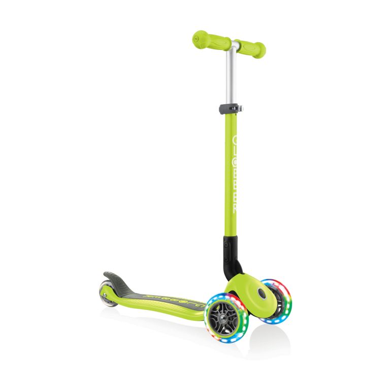 GLOBBER PATINETE PRIMO FOLDABLE LIGHTS VERDE LIMA