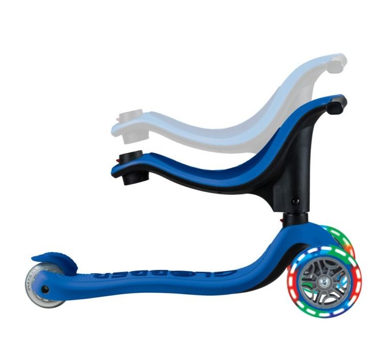 GLOBBER PATINETE GO UP SPORTY LUCES V2 NAVY BLUE - Imagen 2