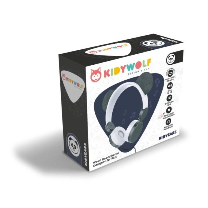KIDYWOLF KIDYEARS PANDA BLANCO Y NEGRO