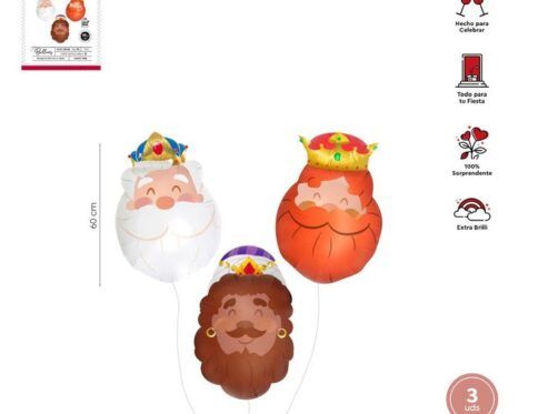 AMBER MOOD OH YEAH SET 3 GLOBOS REYES MAGOS