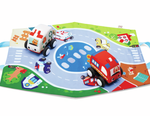 HAPE SET DE COCHES DE PELUCHE