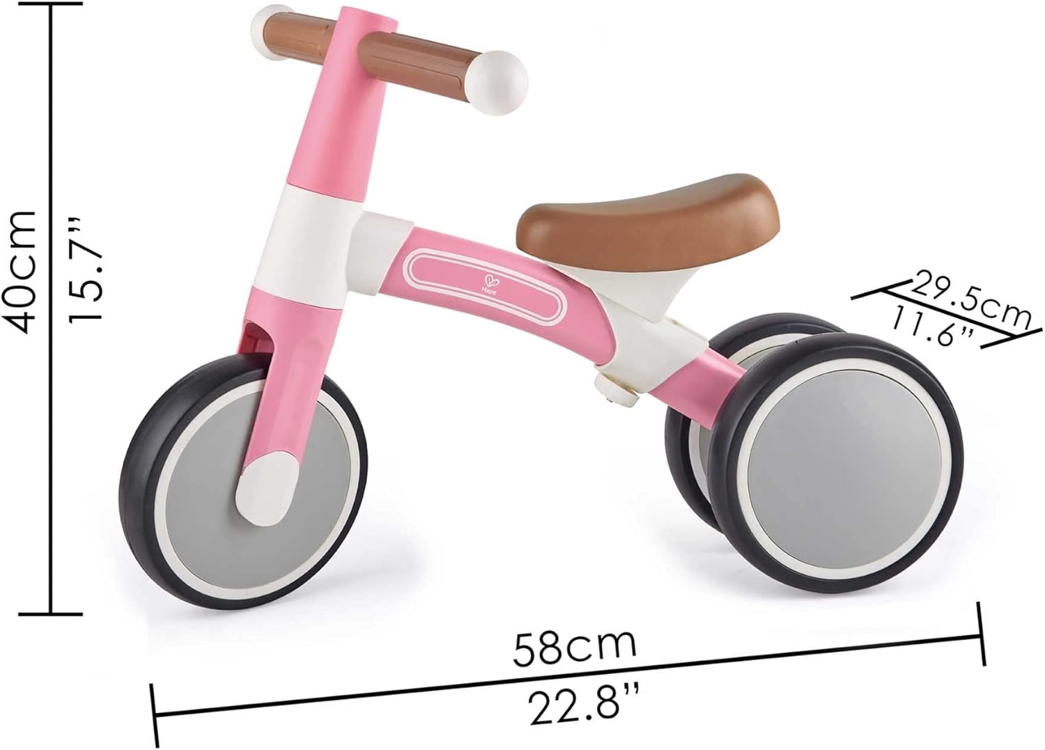 HAPE MI PRIMER TRICICLO ROSA PASTEL - Imagen 3
