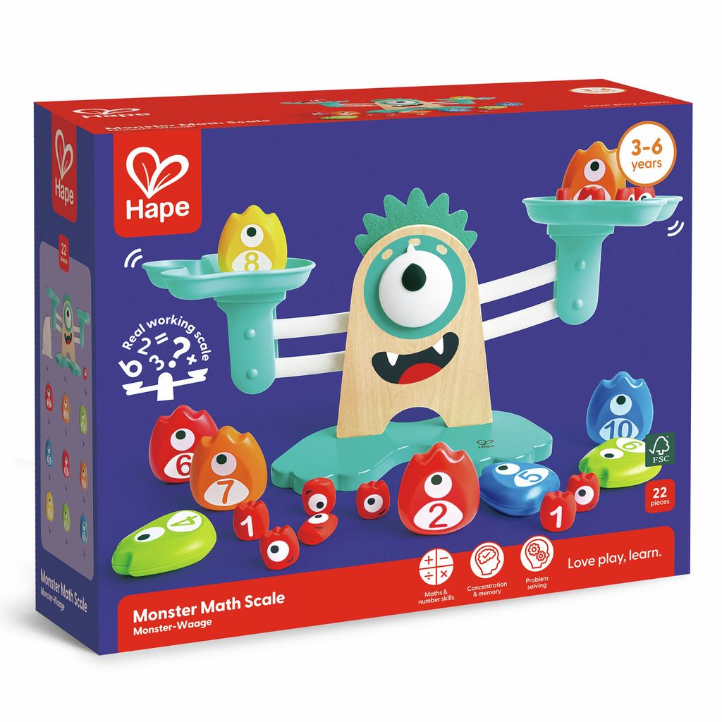 HAPE BÁSCULA MATEMÁTICA MONSTRUOSA - Imagen 3