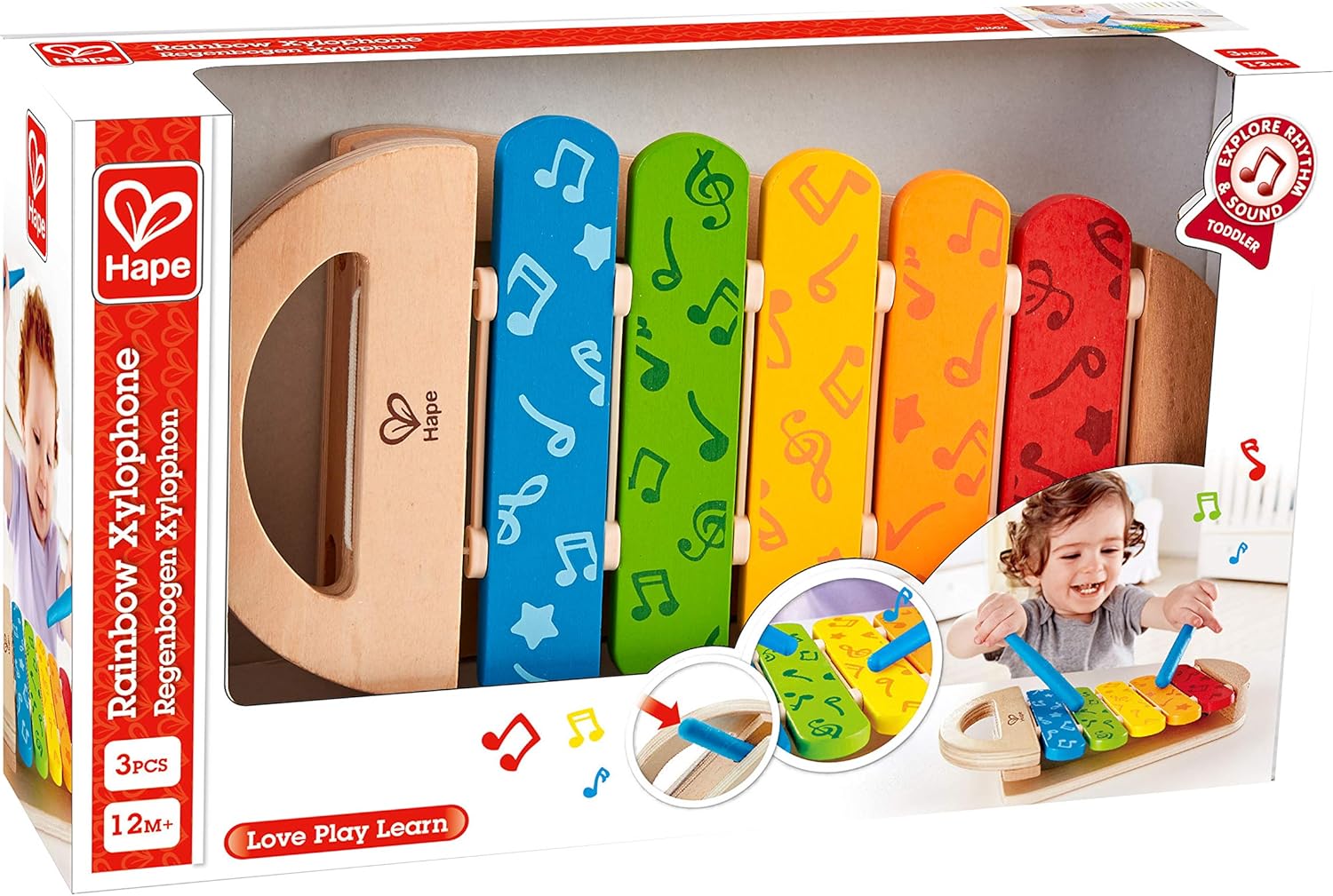 HAPE XILÓFONO ARCOÍRIS - Imagen 3