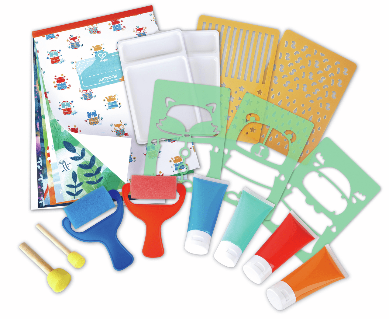 HAPE DIVERSIÓN DE PINTURA CON ESPONJA