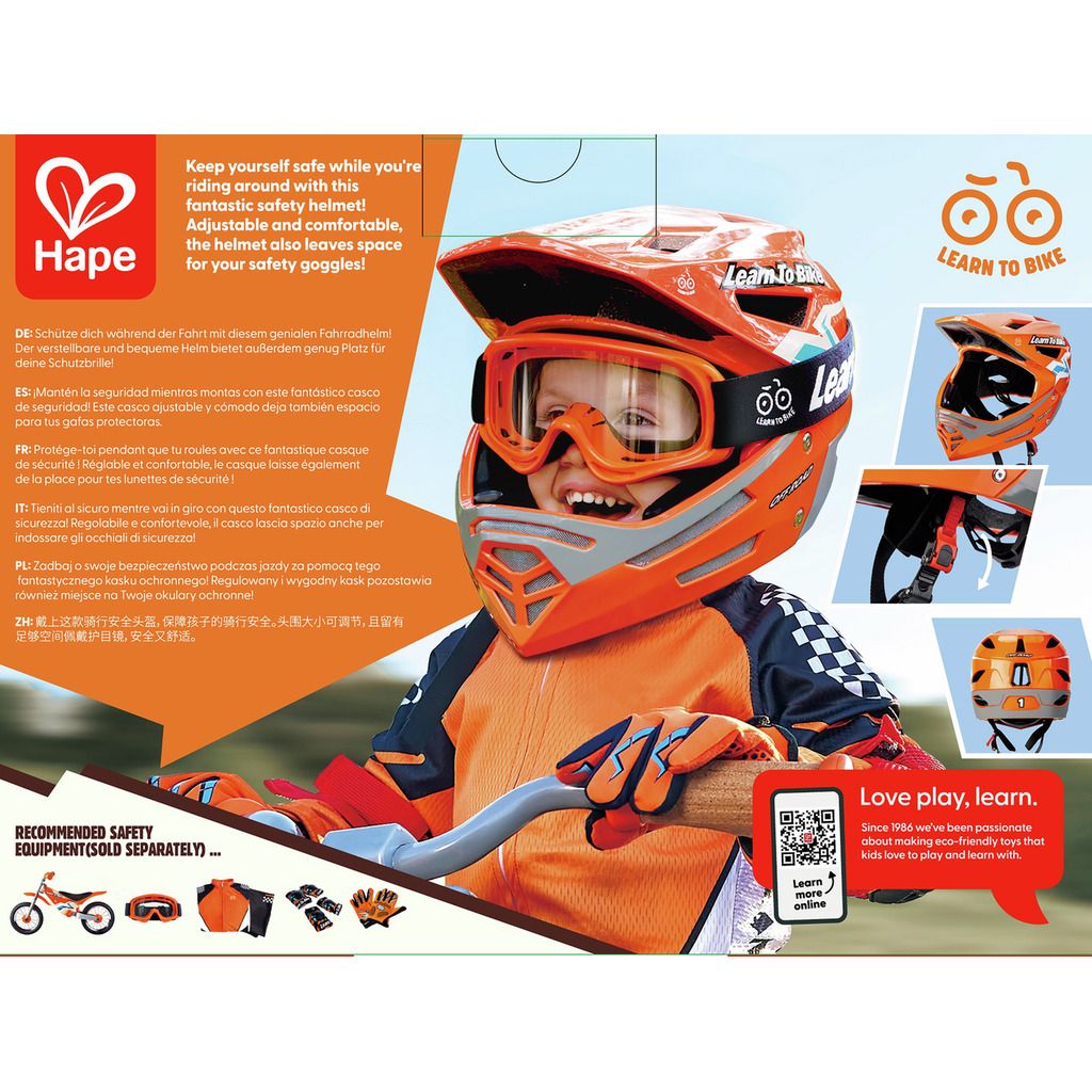 HAPE RACING RIDER SAFETY HELMET - Imagen 3